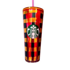 Starbucks spring 2023 plaid Easter Venti tumbler NEW